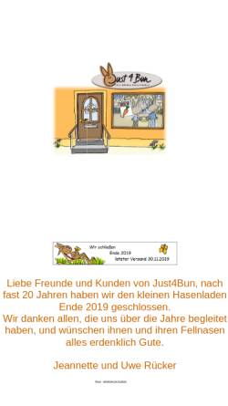 Vorschau der mobilen Webseite www.just4bun.de, Just4Bun, Jeannette Rücker
