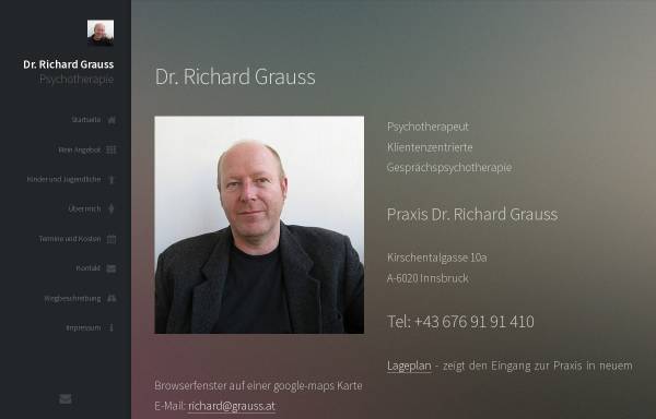 Vorschau von grauss.at, Dr. Richard Grauss - Psychotherapeut