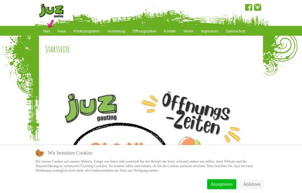 Vorschau von www.juz-gauting.de, Jugendzentrum Gauting