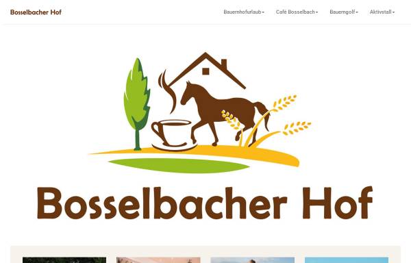 Vorschau von www.bosselbacher-hof.de, Bauernhofurlaub auf dem Bosselbacher-Hof
