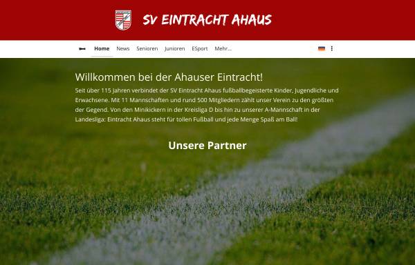 Vorschau von eintracht-ahaus.com, SV Eintracht Ahaus e.V.