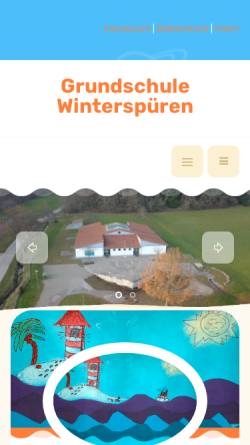 Vorschau der mobilen Webseite grundschule-winterspueren.de, Grundschule Winterspüren