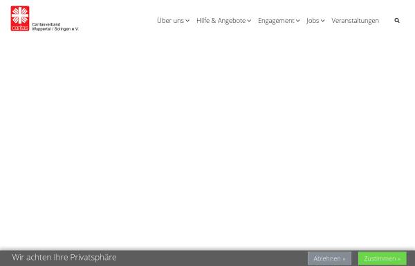 Vorschau von www.caritas-wuppertal.de, Caritasverband Wuppertal/Solingen e.V.