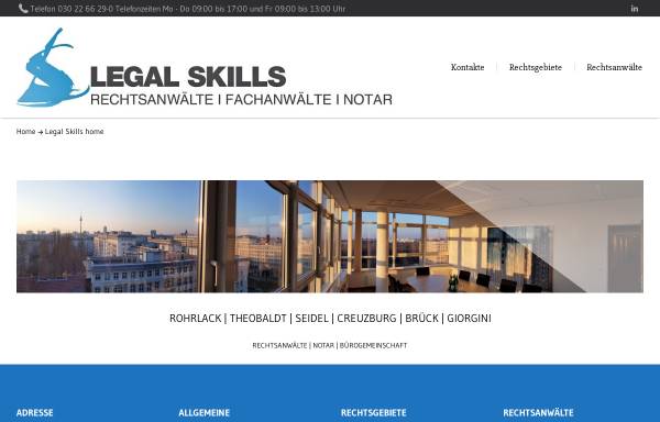 Vorschau von www.legalskills.de, LEGAL SKILLS