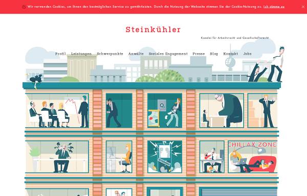 Vorschau von www.steinkuehler-legal.com, Steinkühler – Kanzlei für Arbeits- und Gesellschaftsrecht