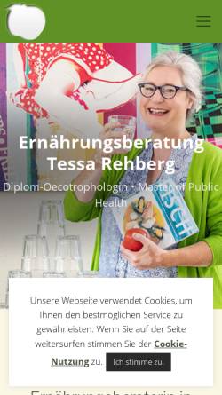 Vorschau der mobilen Webseite www.dresden-ernaehrungsberatung.de, Ernährungsberatung Dresden, Oecotrophologe