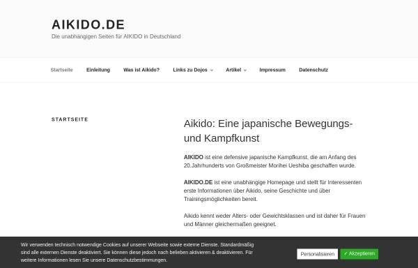 Vorschau von www.aikido.de, Aikido.de