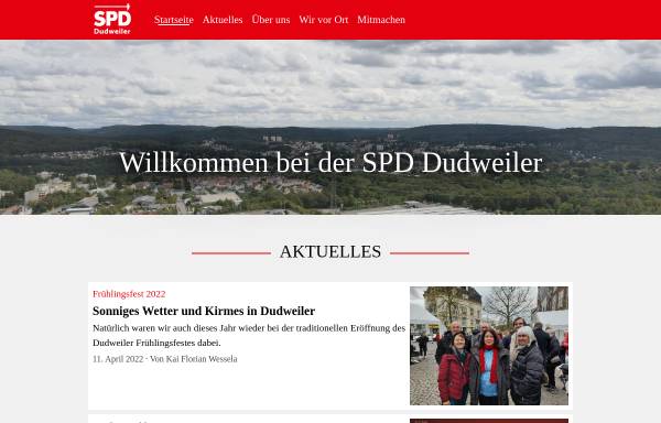 Vorschau von www.spd-dudweiler.de, SPD Ortsverein Dudweiler