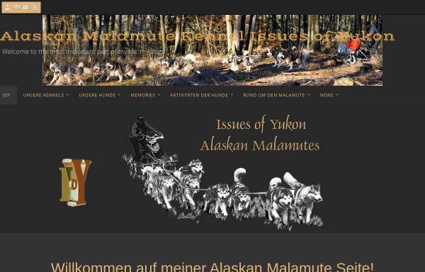 Vorschau von www.alaskan-malamute.net, Issues of Yukon & Joli Mapa