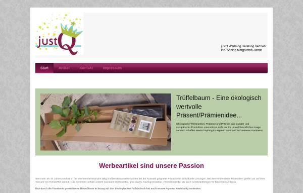Vorschau von www.justuskg.de, Justus Promotion Service