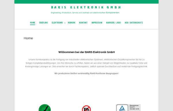 Vorschau von www.baris.de, Baris Elektronik