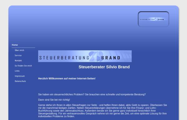 Vorschau von www.steuerberatung-brand.de, Steurberatung Brand