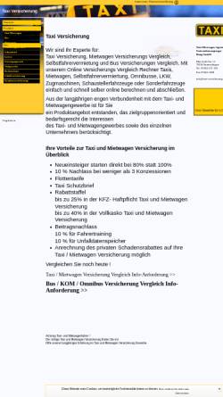 Vorschau der mobilen Webseite taxi-versicherung.org, VDK-Agentur Martin Haag