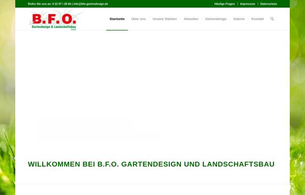 Vorschau von bfo-gartendesign.de, B.F.O. Gartendesign und Landschaftsbau