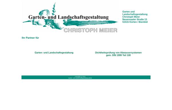 Vorschau von www.galabau-meier.com, Garten- und Landschaftsgestaltung Christoph Meier