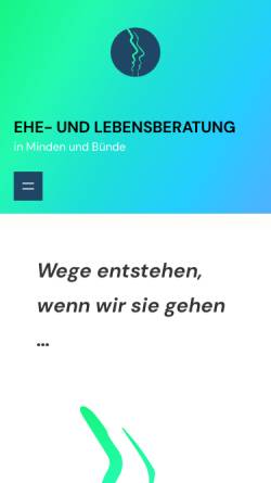 Vorschau der mobilen Webseite www.ehe-und-lebensberatung.de, Verein Ehe- und Lebensberatung e.V.