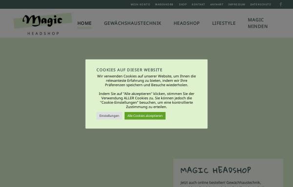 Vorschau von www.magic-minden.de, Magic Trend & Head Shop
