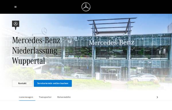 Vorschau von www.wuppertal.mercedes-benz.de, Mercedes-Benz Niederlassung Wuppertal/Solingen/Remscheid