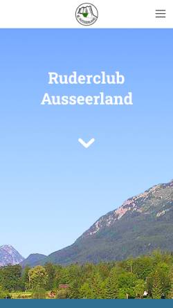 Vorschau der mobilen Webseite www.ruderclub-ausseerland.at, Erster Steirischer Ruderclub Ausseerland - Bad Aussee