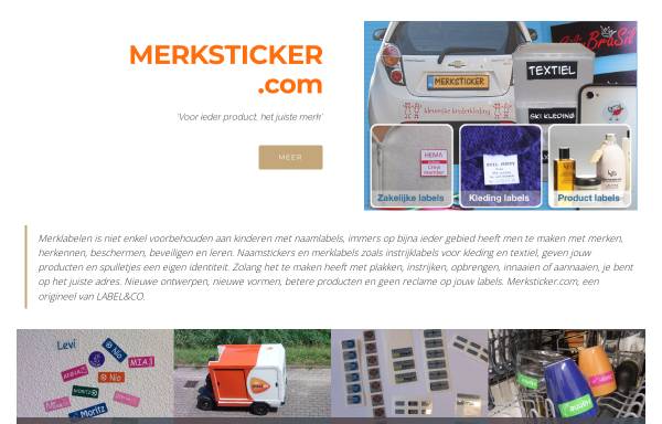 Vorschau von www.merksticker.com, Label & Co. BV
