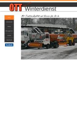 Vorschau der mobilen Webseite www.ott-neuenhagen.de, OTT Baustoffe, Kohlen und Transporte