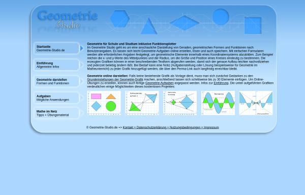 Vorschau von www.geometrie-studio.de, Geometrie Studio