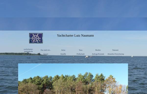 Vorschau von www.yachtcharter-naumann.de, Yachtcharter Lutz Naumann