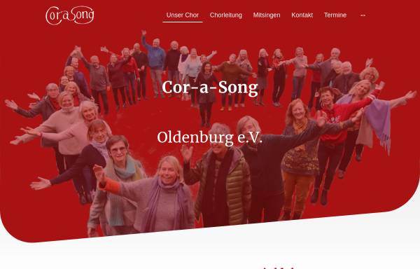 Vorschau von www.cor-a-song.de, Cor-a-Song