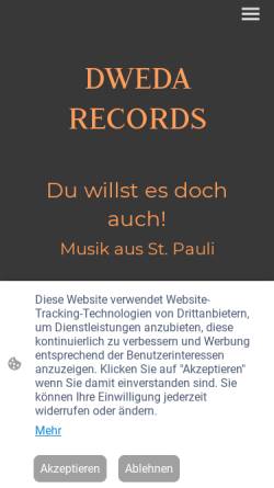 Vorschau der mobilen Webseite www.duwillstesdochauch.com, Du willst es doch auch – Records