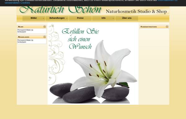 Vorschau von www.naturkosmetikshop-keilbach.de, Naturkosmetikstudio & Shop GbR