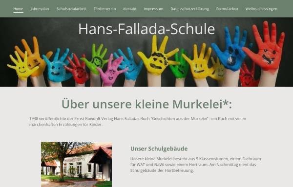 Vorschau von www.grundschule-hans-fallada.de, Grundschule Hans-Fallada
