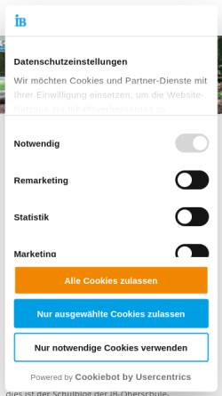 Vorschau der mobilen Webseite www.oberschule-neuenhagen.de, Oberschule Neuenhagen