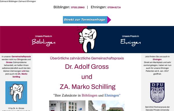 Vorschau von www.zahnarztpraxis.tv, Zahnarztpraxis Dr. Gross und M. Schilling