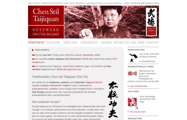 Vorschau von www.ctnd.de, Chen-Stil Taijiquan Netzwerk Deutschland (CTND)