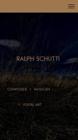 Vorschau der mobilen Webseite www.ralphschutti.at, Schutti, Ralph
