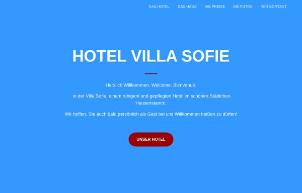 Vorschau von www.villa-sofie.de, Hotel Villa Sofie