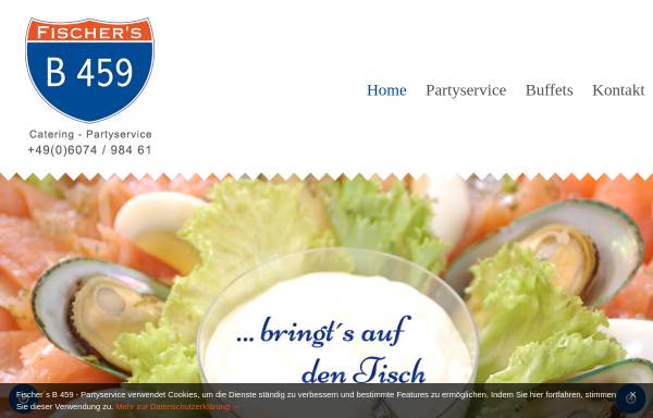 Vorschau von www.b-459-catering.de, Fischers B459 Catering & Partyservice
