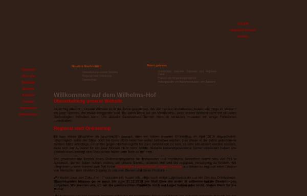 Vorschau von www.wilhelms-hof.de, Wilhelms-Hof, Tore Björn Buschsenja