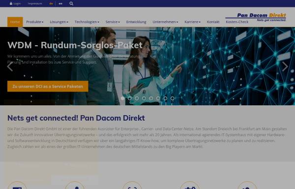 Vorschau von www.pandacomdirekt.de, Pan Dacom Direkt GmbH