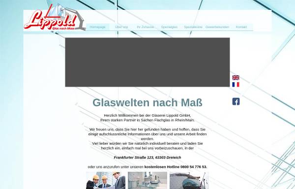 Vorschau von www.glas-lippold.de, Lippold GmbH