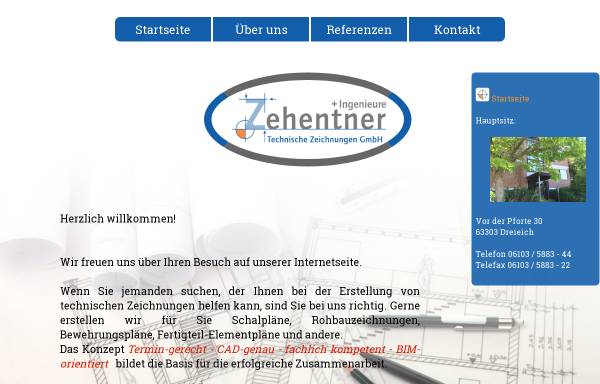 Vorschau von www.zehentner-gmbh.de, Sebastian Zehentner Technischen Zeichnungen GmbH