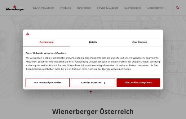 Vorschau von www.wienerberger.at, Tondach Gleinstätten AG