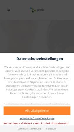 Vorschau der mobilen Webseite www.kfgn.de, Klinische Forschung Gruppe Nord GmbH