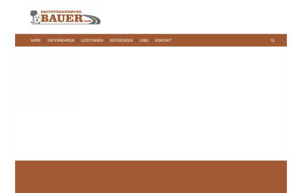 Vorschau von www.bauunternehmung-bauer.de, Bauunternehmung Bauer GmbH