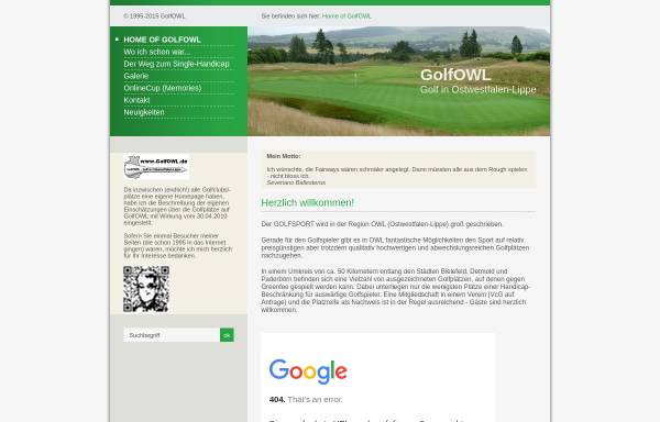 Vorschau von www.golfowl.de, GolfOWL.de