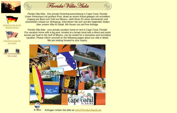 Vorschau von www.floridavillaaida.de, Florida Villa Aida