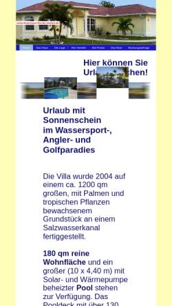 Vorschau der mobilen Webseite www.ferienhaus-florida-mieten.de, Hubertus von Frankenberg