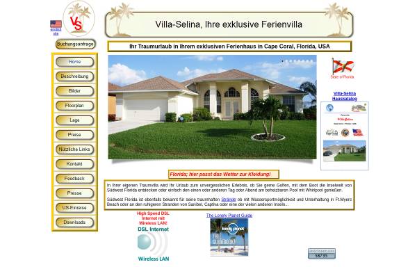 Vorschau von www.villa-selina.de, Villa Selina