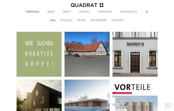 Vorschau von quadratplus.de, Quadrat+ GmbH