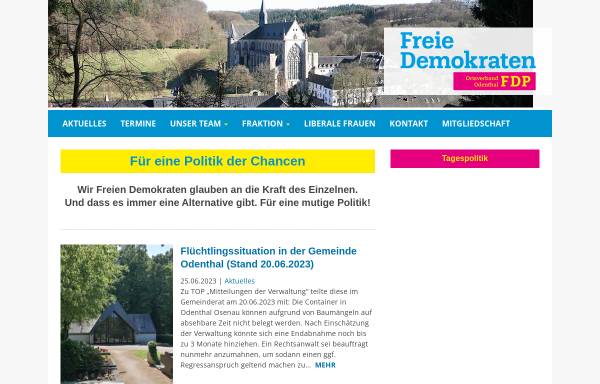 Vorschau von www.fdp-odenthal.de, FDP Odenthal